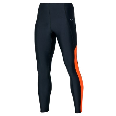 Mallas Mizuno Impulse Core Long Hombre - Negros / Naranjas - Chile M854RFJQNH